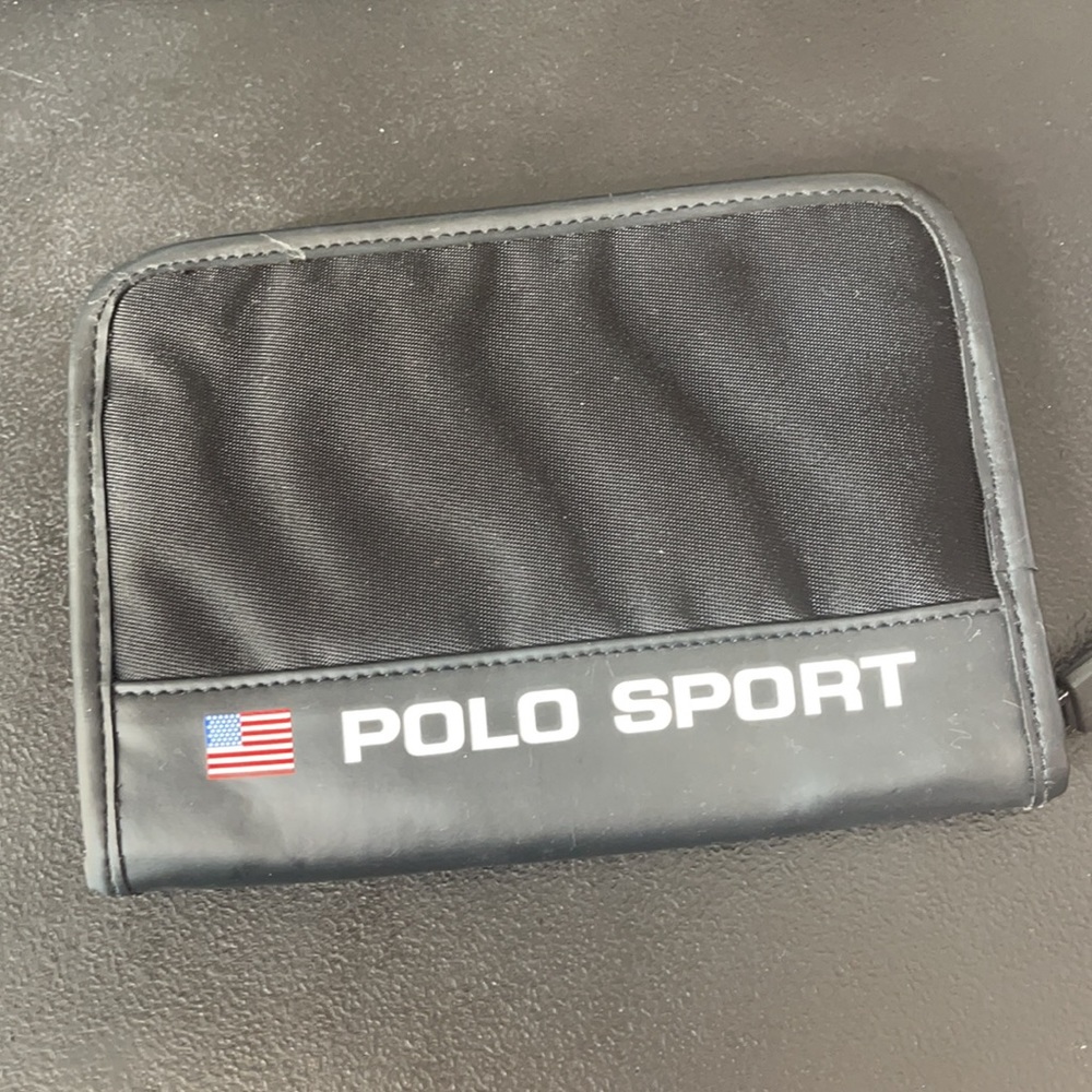 Vintage Polo Sport Wallet Black Gem